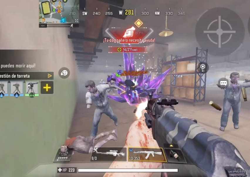 como completar la mision de destruir el cristal modo zombies cod mobile