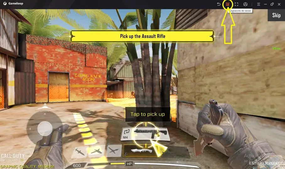 Asignar teclas cod mobile pc