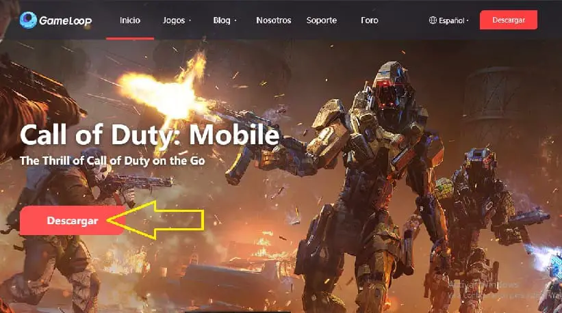 Descargar emulador oficial de cod mobile para pc