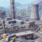 Vista desde arriba del mapa isolated