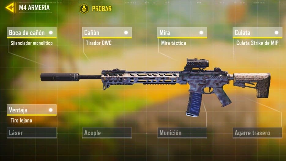 Accesorios necesarios para conseguir tiros a larga distancia COD Mobile.