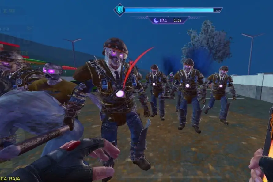 Captura del modo zombies de cod mobile.