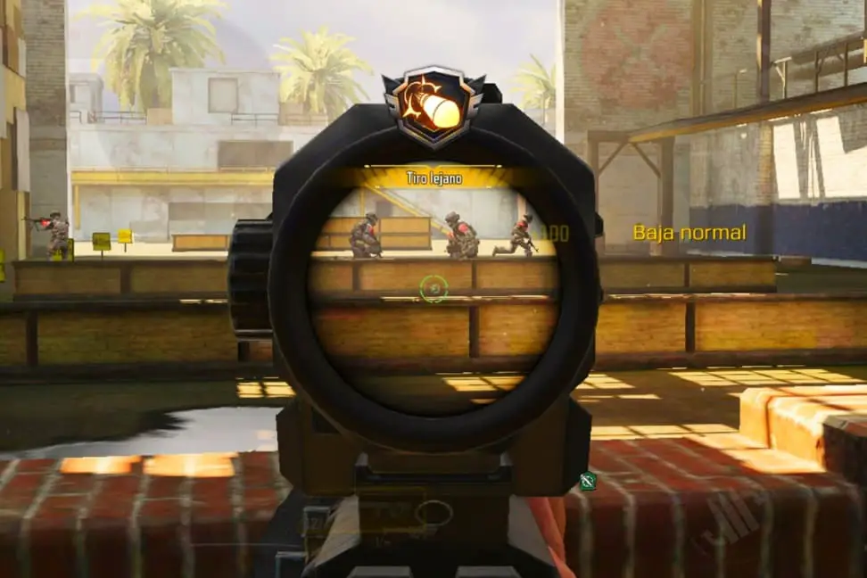 Imagen de ejemplo de tiro lejano cod mobile