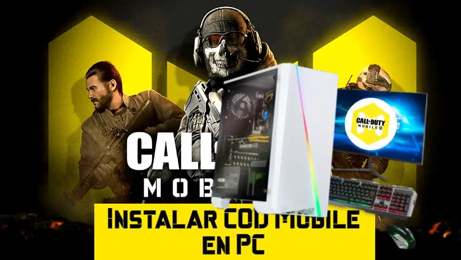 Cod mobile instalado en un pc gamer