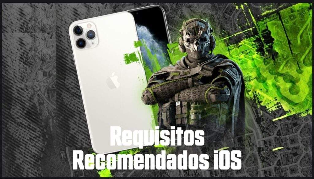 imagen de los nuevos requisitos recomendados para jugar warzone mobile en todos los iPhone con iOS
