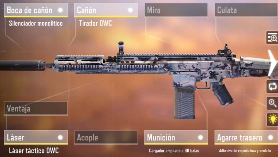 imagen DR-H mejor configuración y accesorios en el modo battle royale