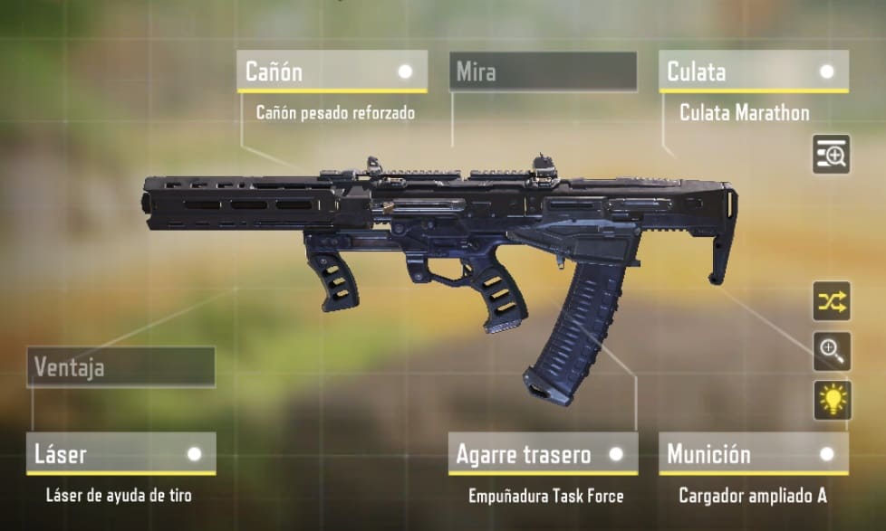 Imagen mejor configuración y accesorios para aumentar la precisión en la Maddox cod mobile