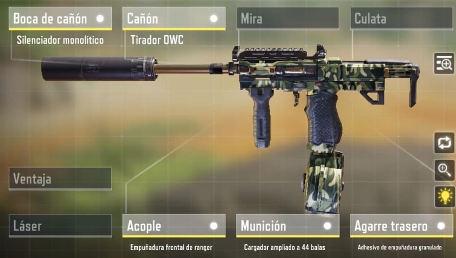Imagen mejor configuración y accesorios para aumentar la precisión en la Pharo cod mobile
