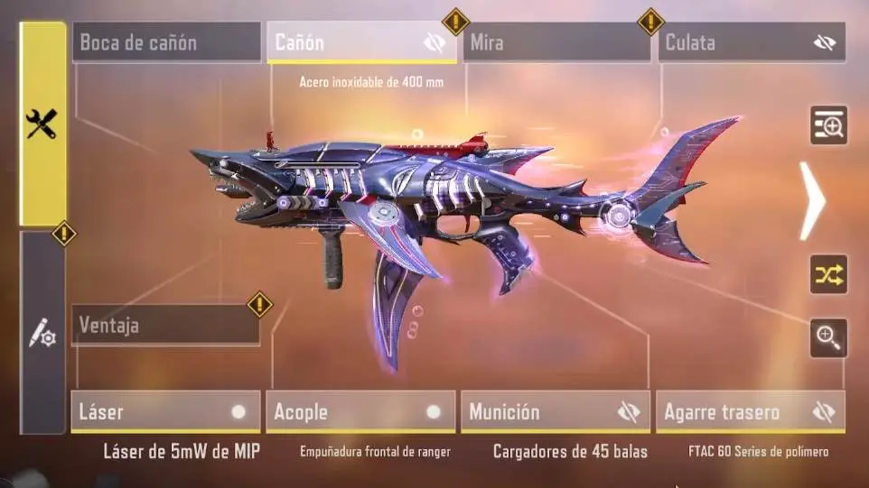 imagen Striker 45 mejor clase y accesorios en el modo battle royale