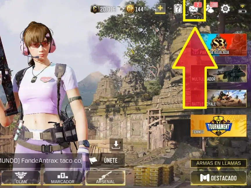 Como abrir el correo en cod mobile