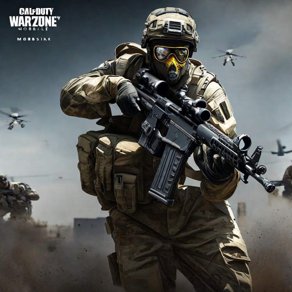 Una vista panorámica del mapa de juego en Call of Duty: Warzone Mobile