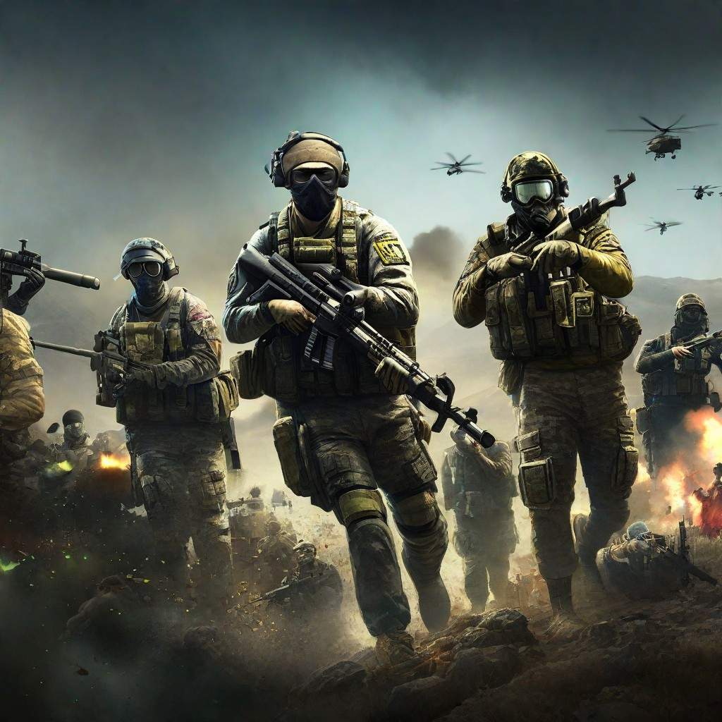 Equipo avanzando bajo fuego en Call of Duty: Warzone Mobile